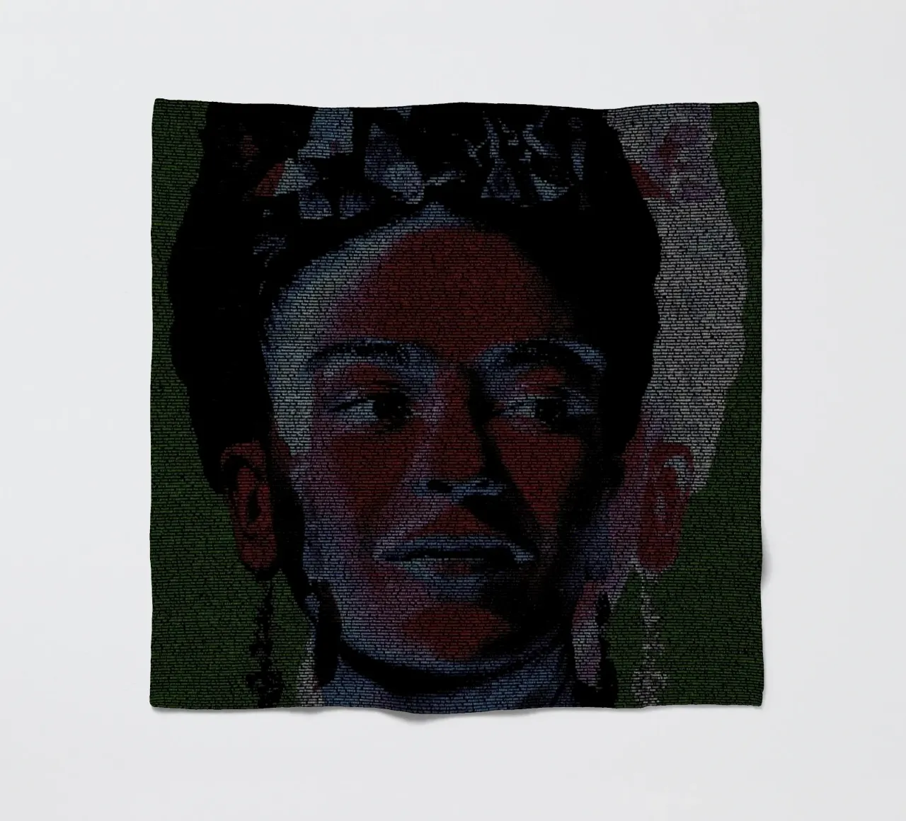 Frida fleece blanket by Robotic Ewe