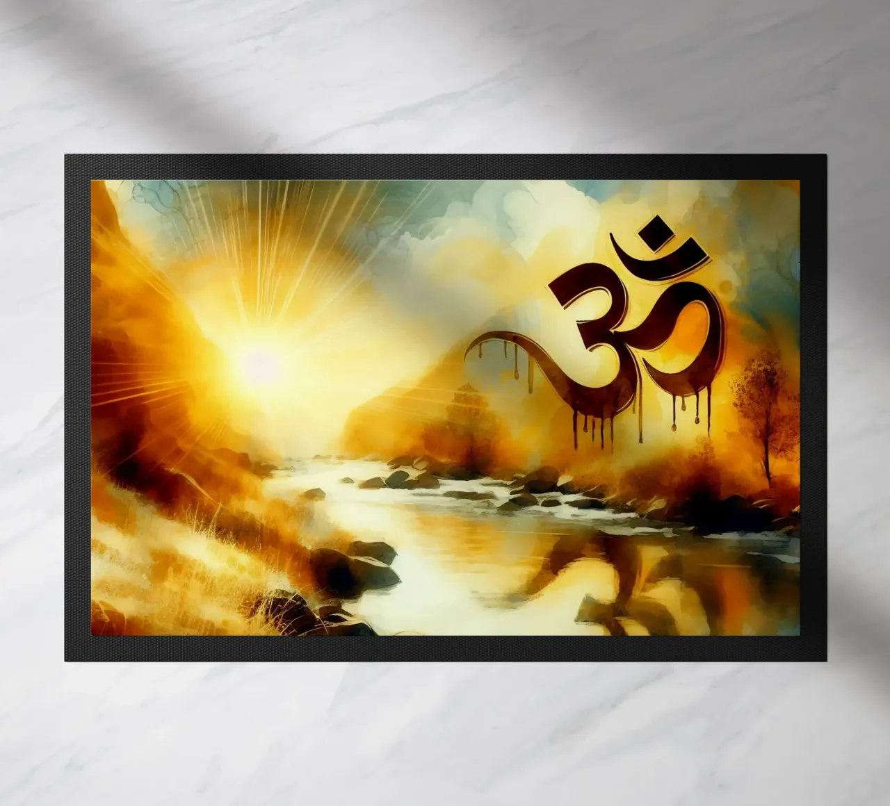 Om & Natura - Bach - Stile acquerello zerbino da spiritual