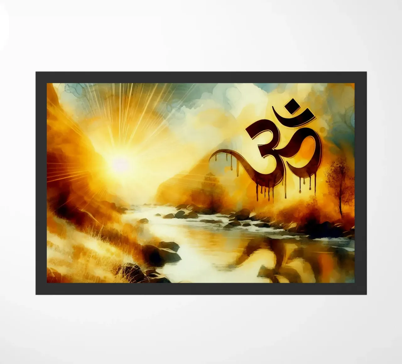 Om & Natura - Bach - Stile acquerello zerbino da spiritual