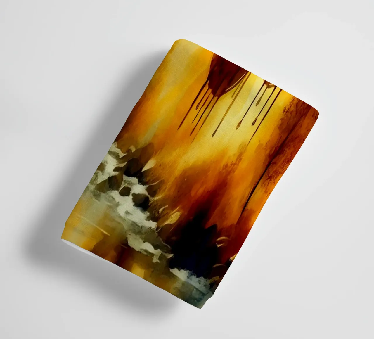 Om & Natura - Bach - Stile acquerello asciugamano da bagno da spiritual