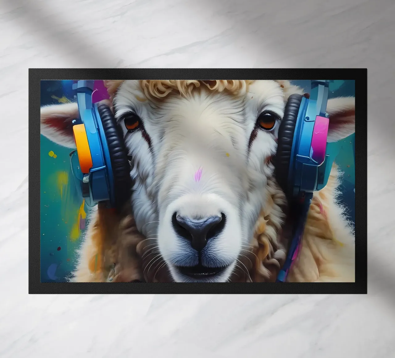 Pecore in cuffia zerbino da MakArena