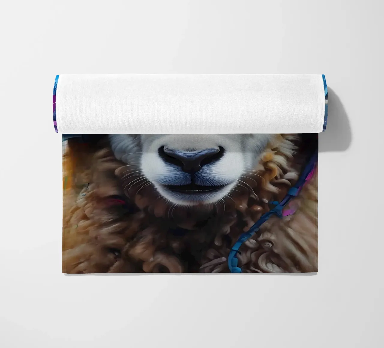 Pecore in cuffia telo mare da MakArena