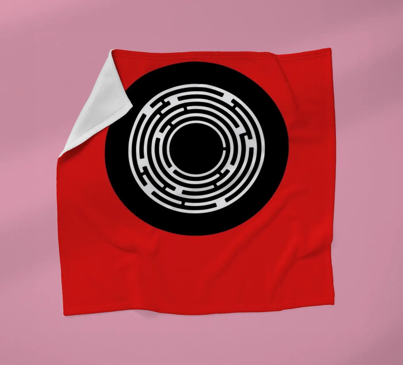Labyrinth fleecedeken van AS Art