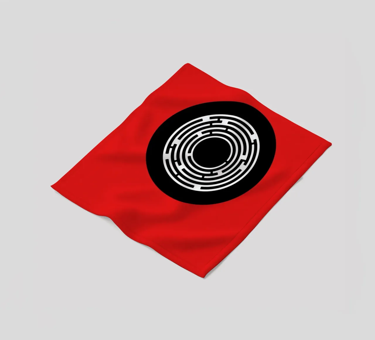 Labyrinth Fleecedecke von AS Art