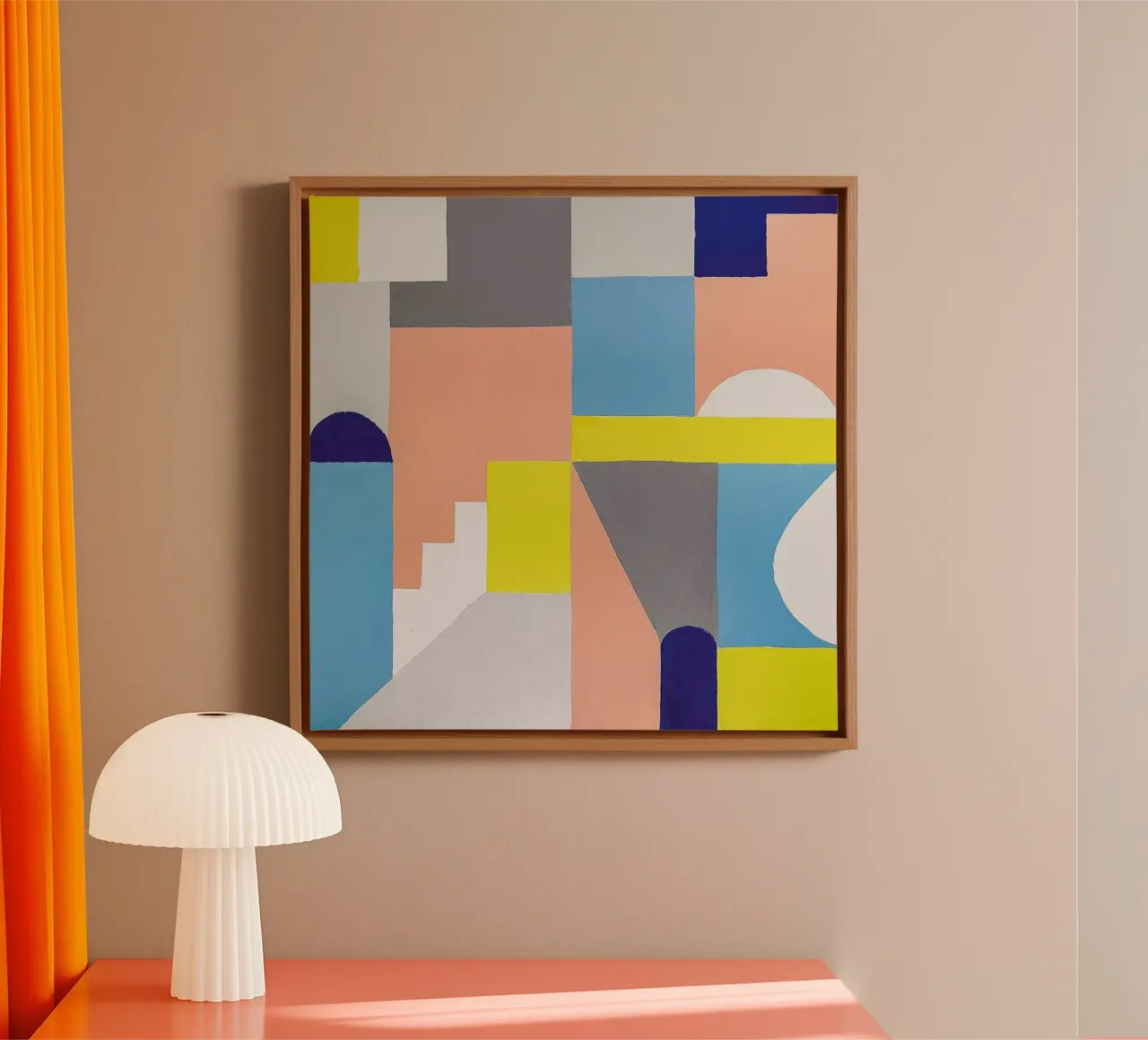 Kingdom I tela con Cornice a cassetta da Jilli Darling Art