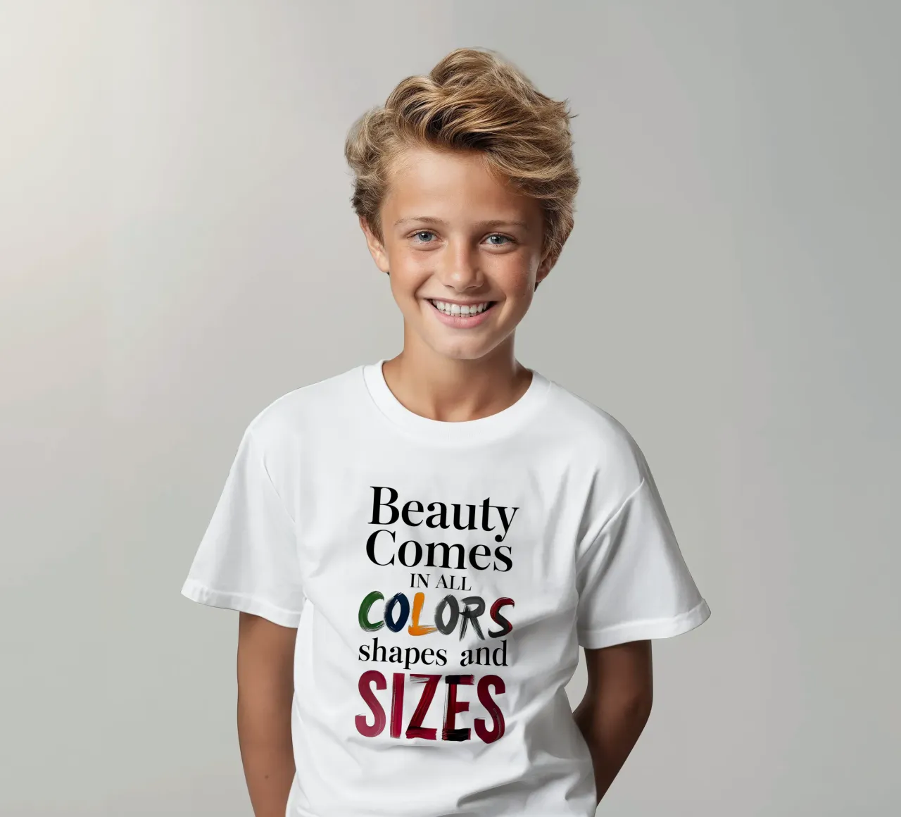 la belleza viene en todos los colores camiseta para niños de 🥝 KIWI STORE