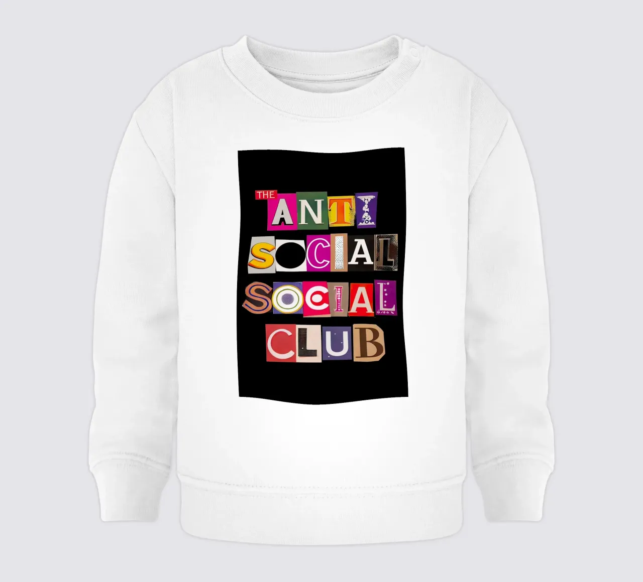 club antisociale felpa neonato da 🥝 KIWI STORE
