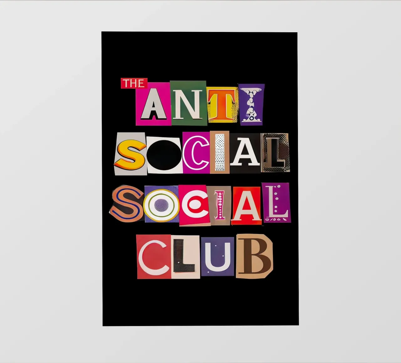 club antisociale telo in pvc da 🥝 KIWI STORE