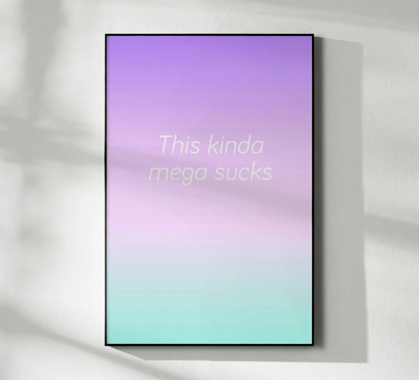 This Sucks II Acryl-Glas von Oh Darling