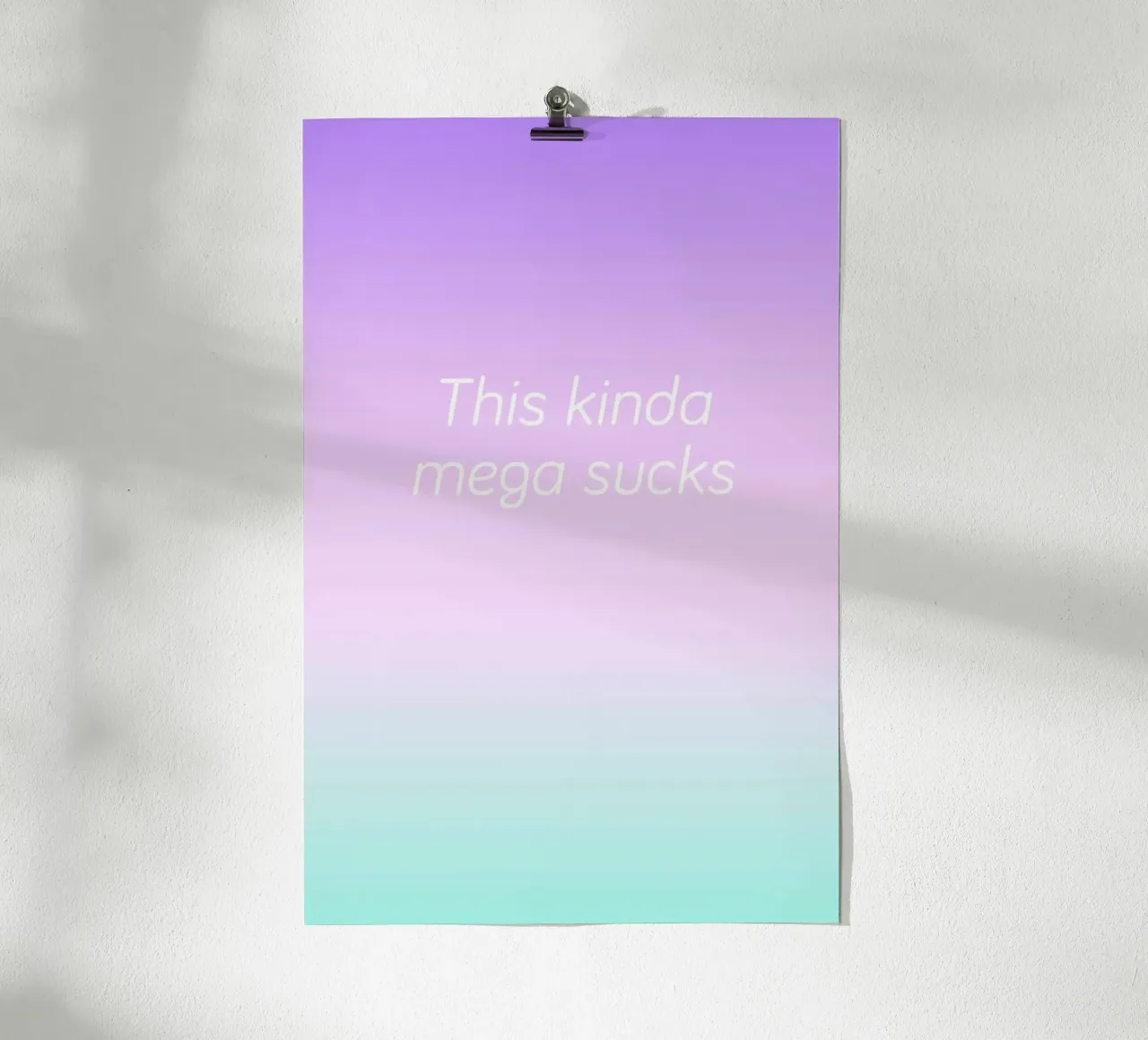 This Sucks II carta hahnemühle da Oh Darling