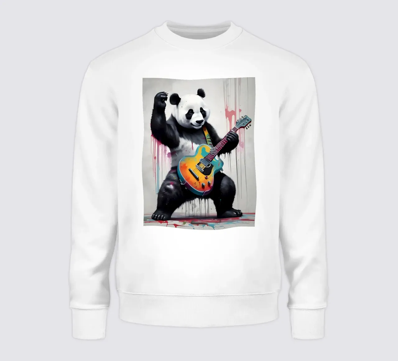 Panda che suona la chitarra felpa da MakArena