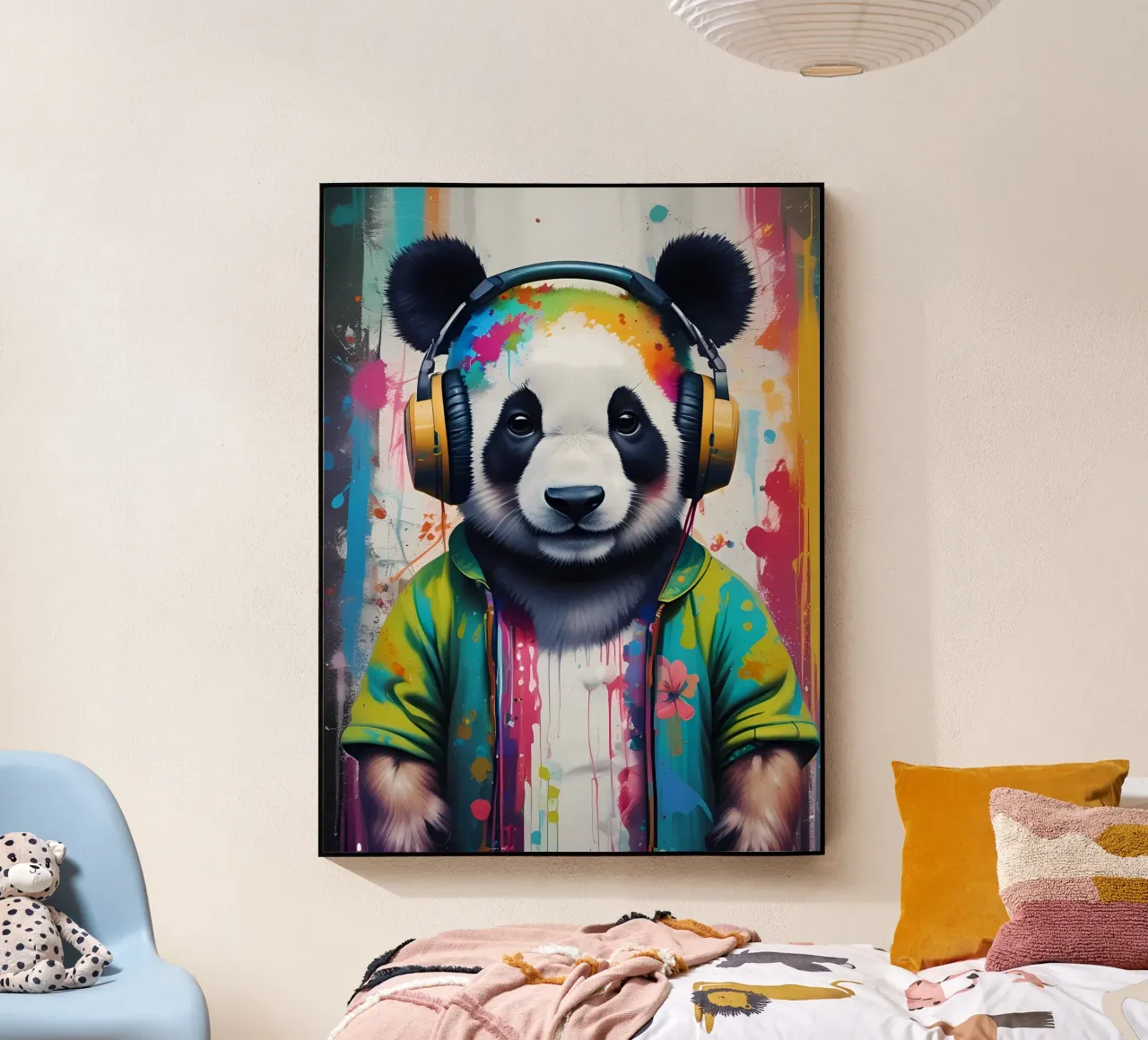 Panda meloman plexiglass da MakArena