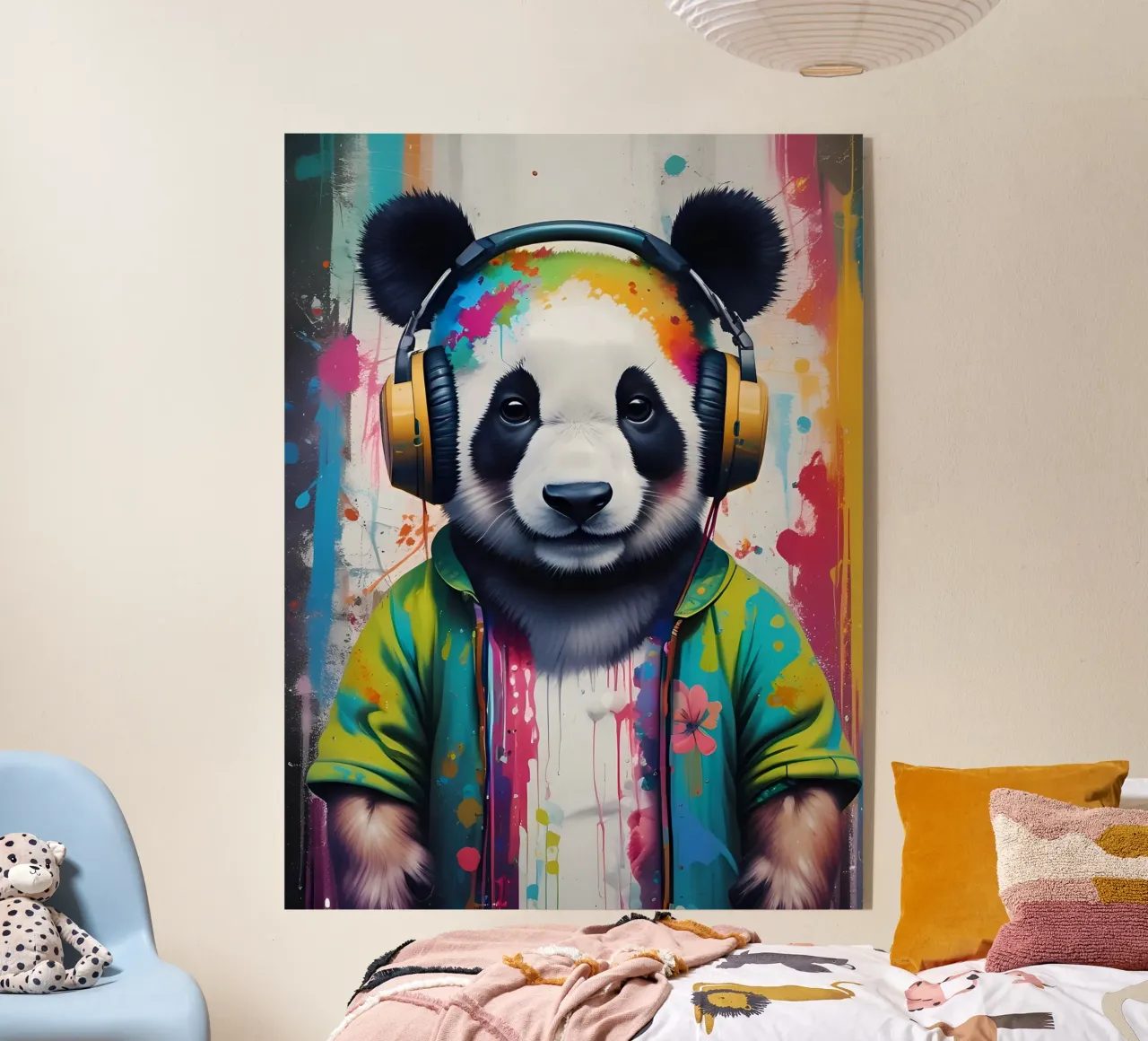 Panda meloman plexiglass da MakArena