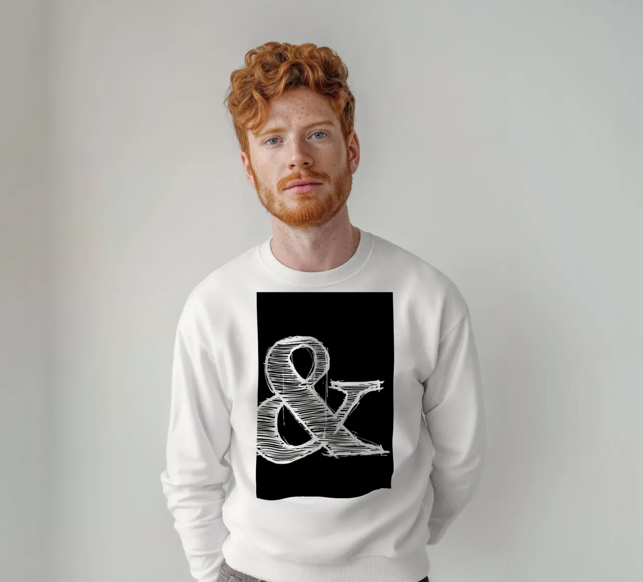 Ampersand Black felpa da Naxart
