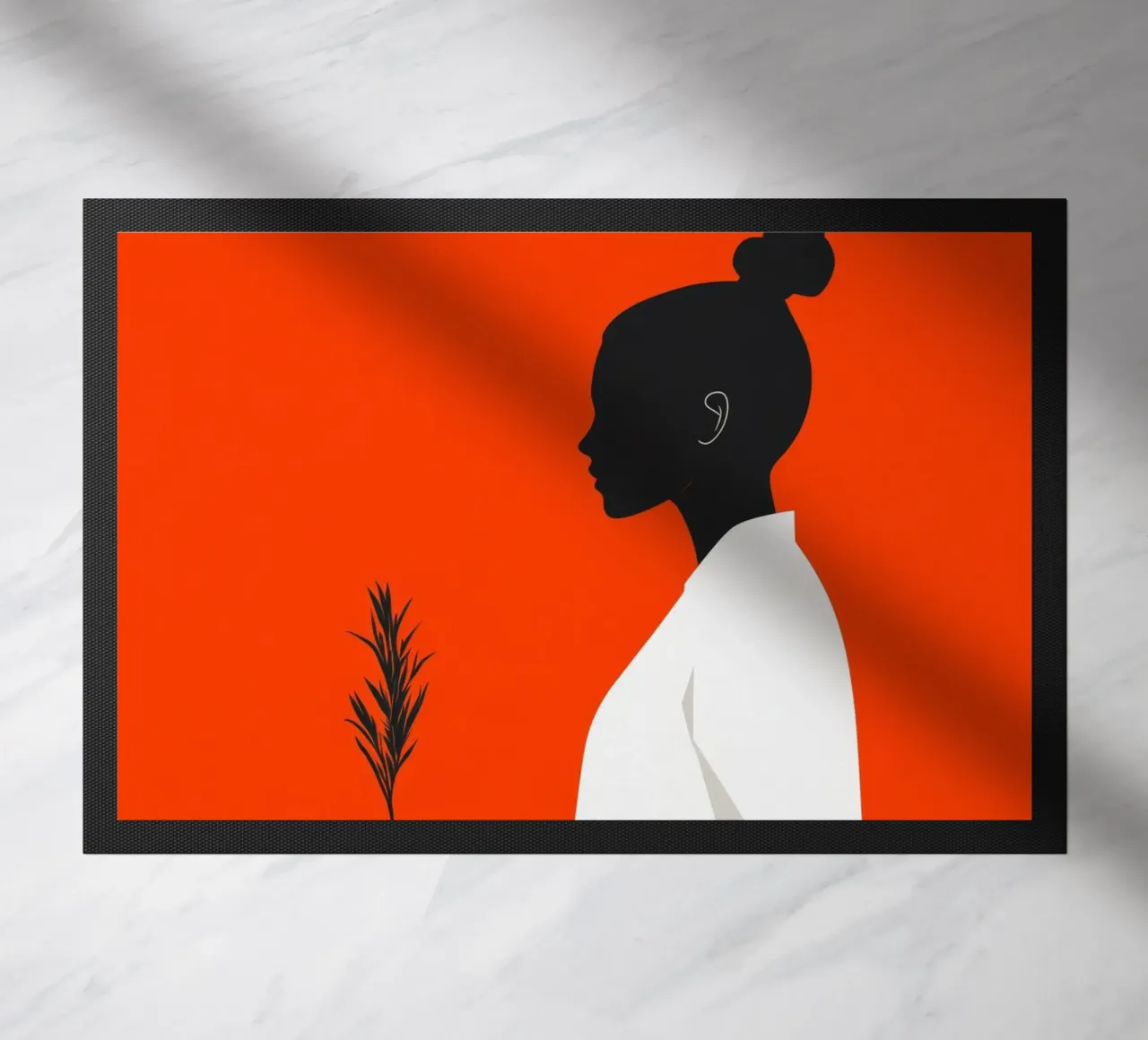 Pianta Donna vita minimal art zerbino da Justyna Jaszke JBJart