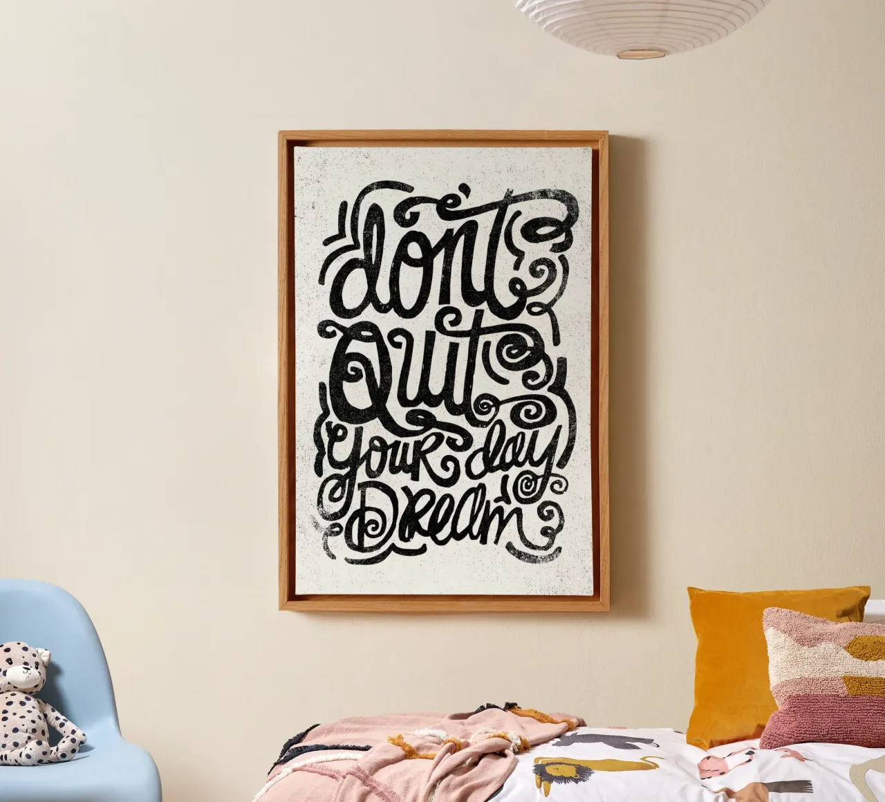 don’t quit your day dream canvas by Matthew Taylor Wilson