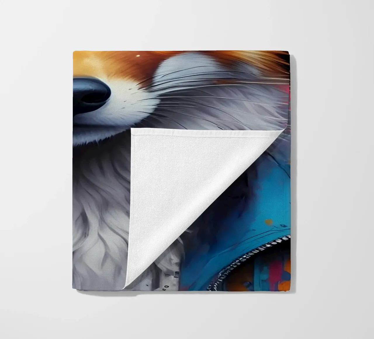 Foxy meloman beach towel by MakArena