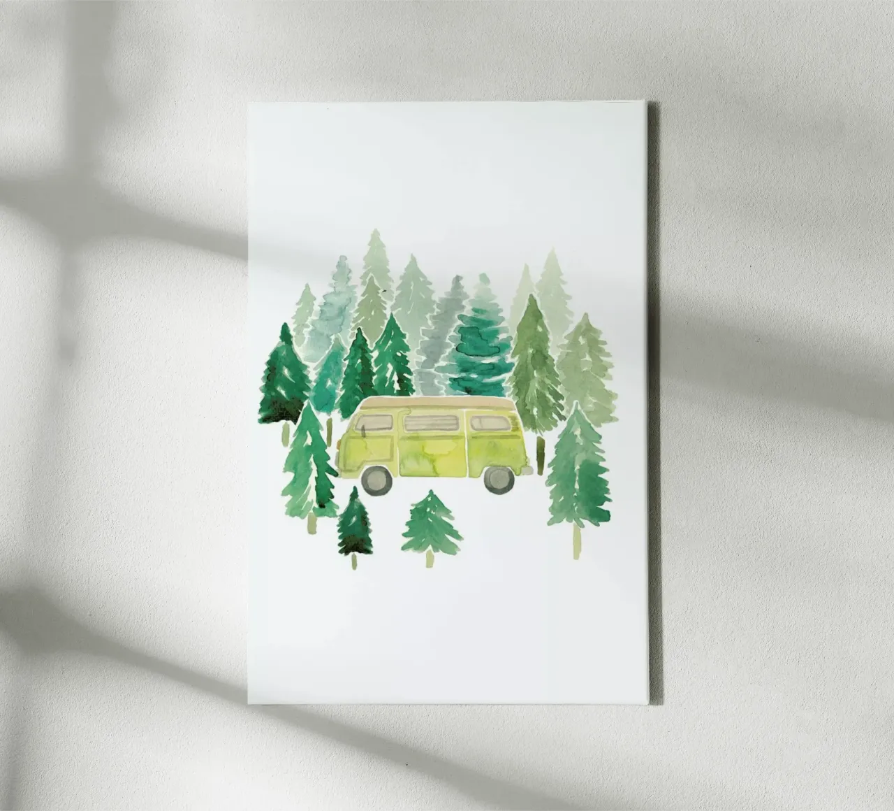 Adventure Van Woods canvas by Farina Kuklinski