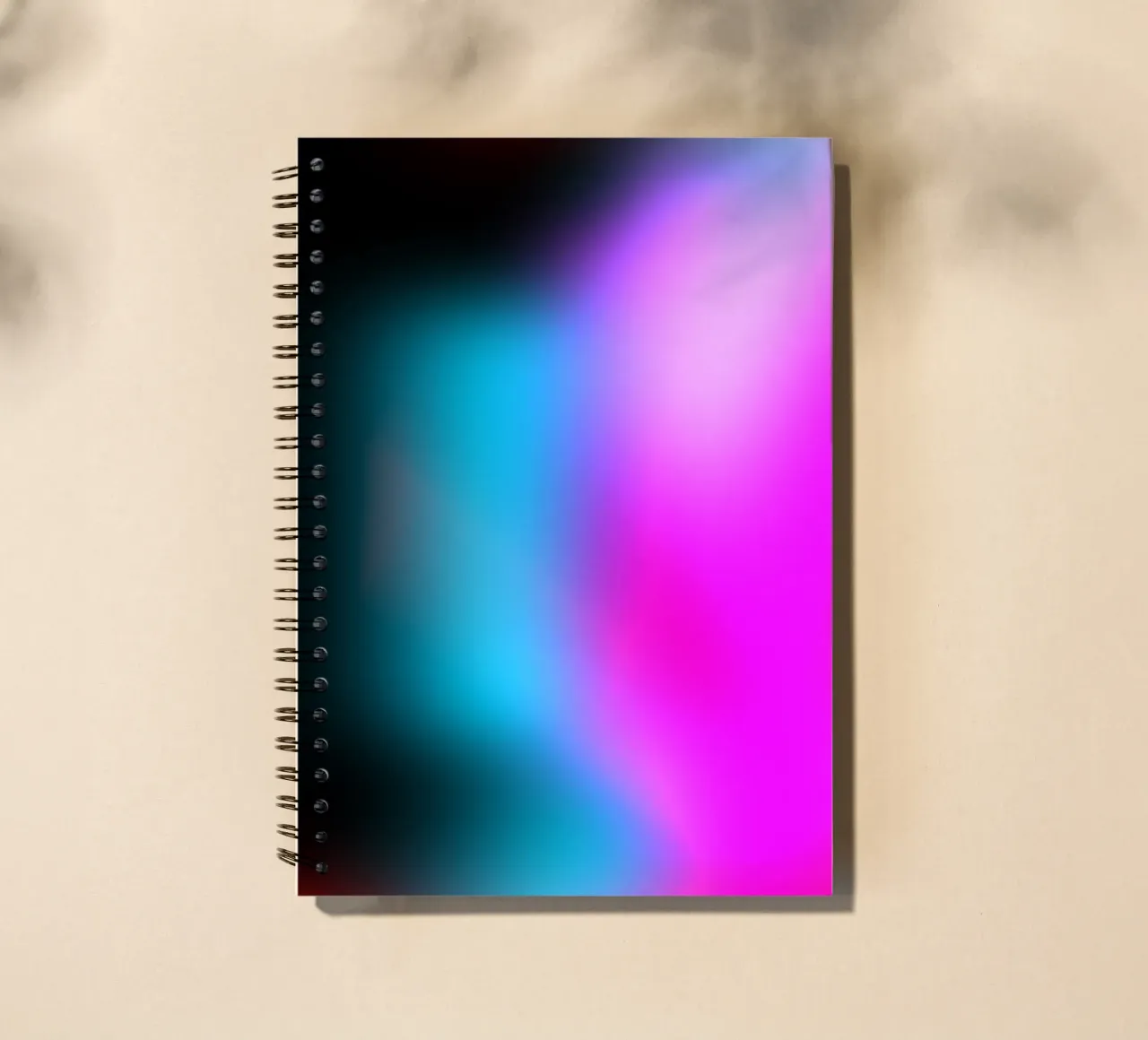 Abstract Lights spiral notebook by Flo Klein