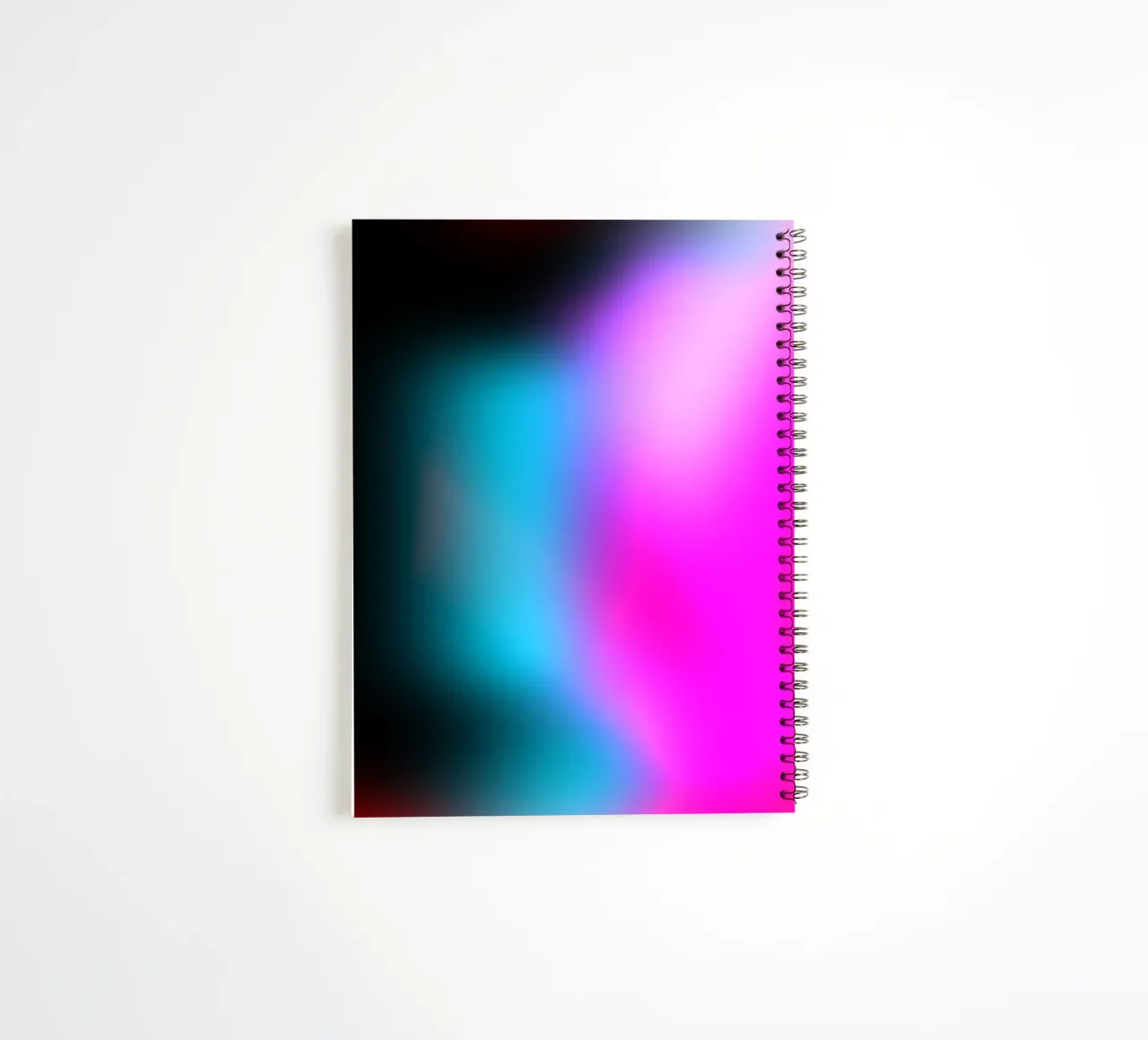 Abstract Lights spiral notebook by Flo Klein