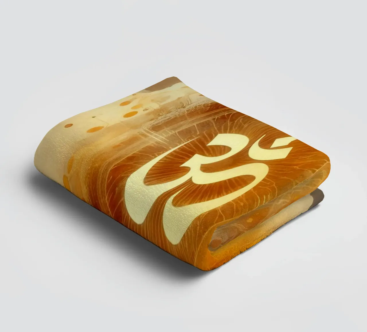 Om & Natur – Berg - Aquarell-Stil Handtuch von spiritual