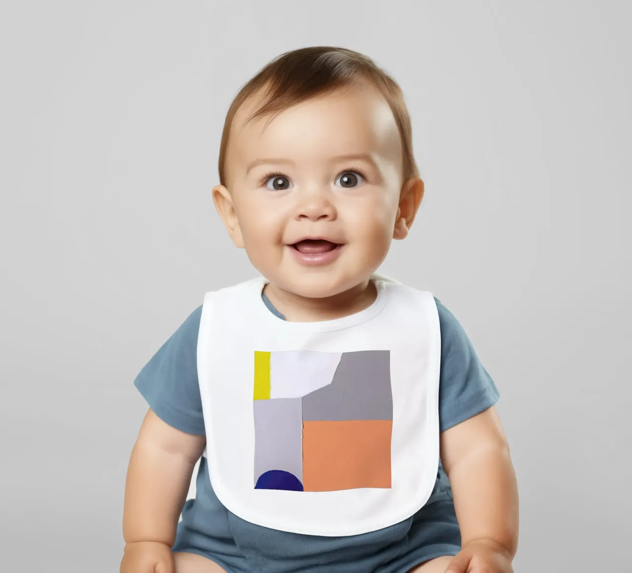 Spaces I baby slabbetje van Jilli Darling Art