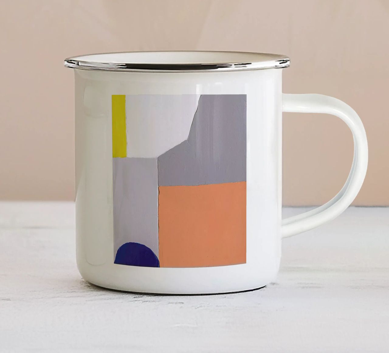 Spaces I tazza in smalto da Jilli Darling Art
