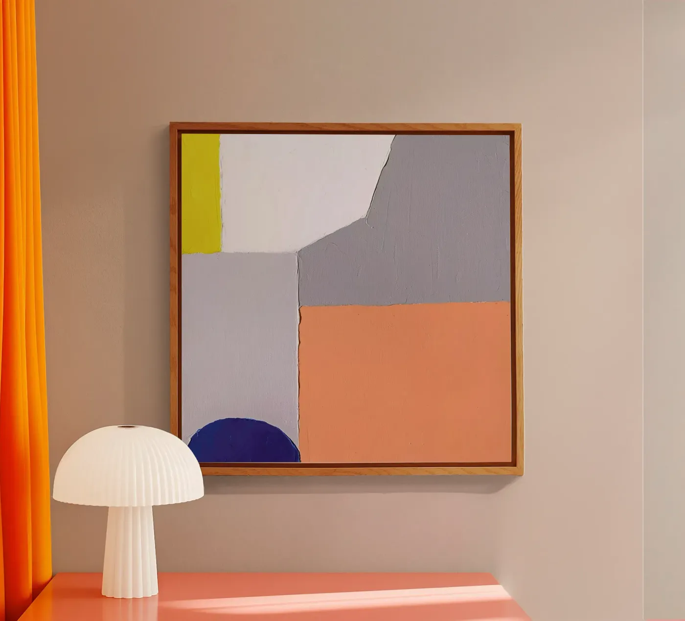 Spaces I Acryl-Glas von Jilli Darling Art