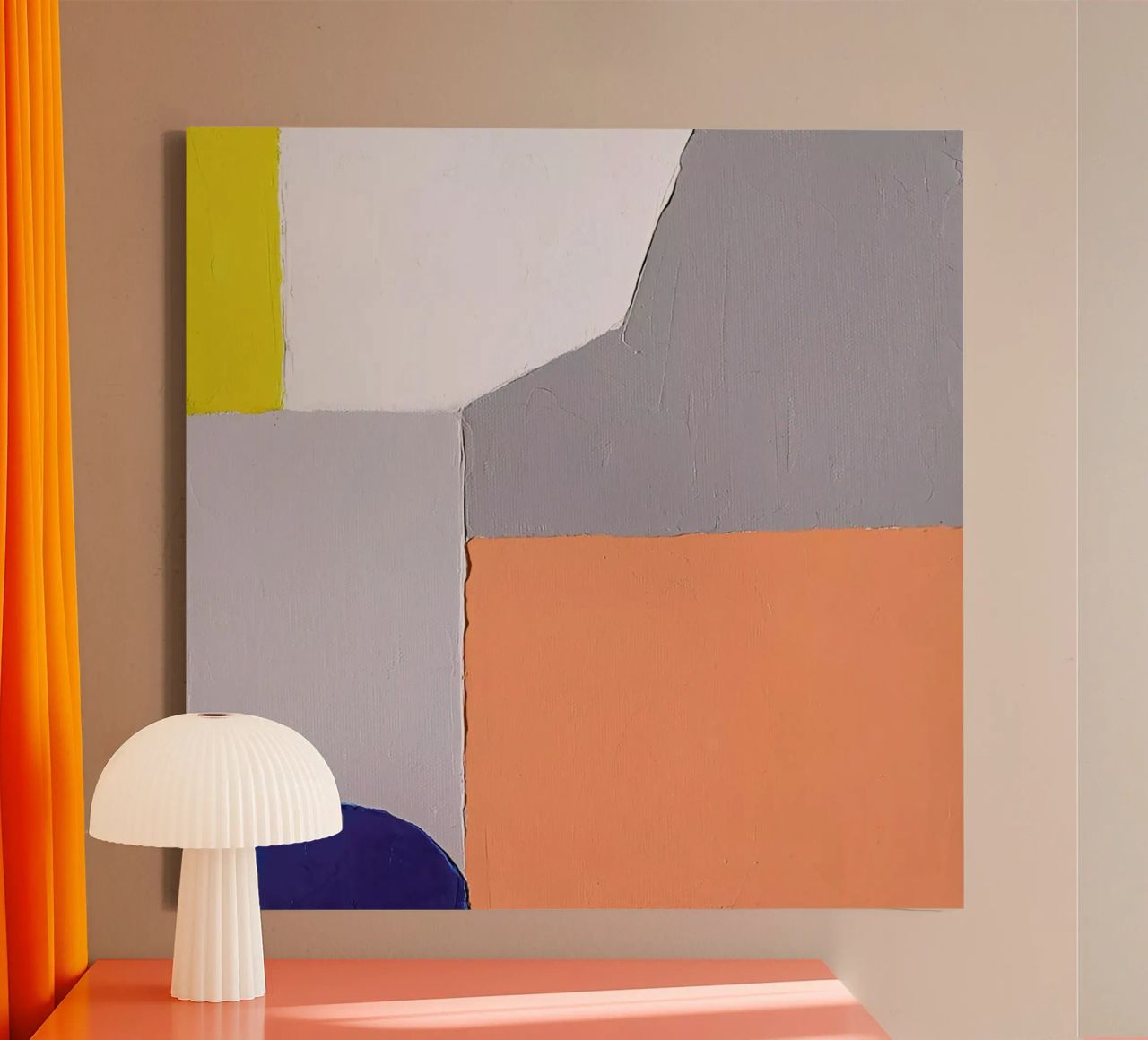 Spaces I canvas by Jilli Darling Art