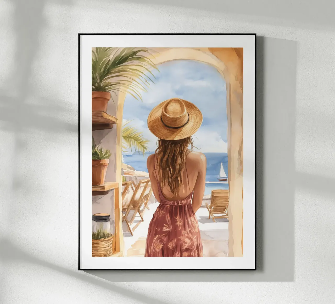 Vista sul mare da una terrazza plexiglass da Shores & Skies