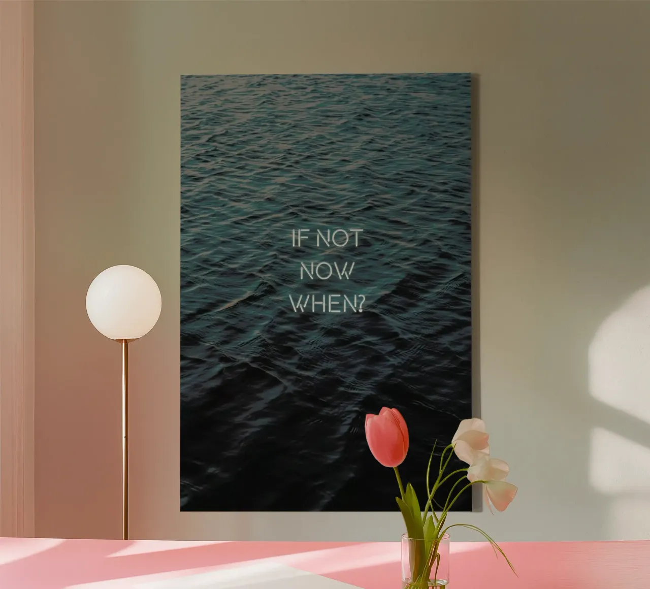 If not now canvas by Oh Darling