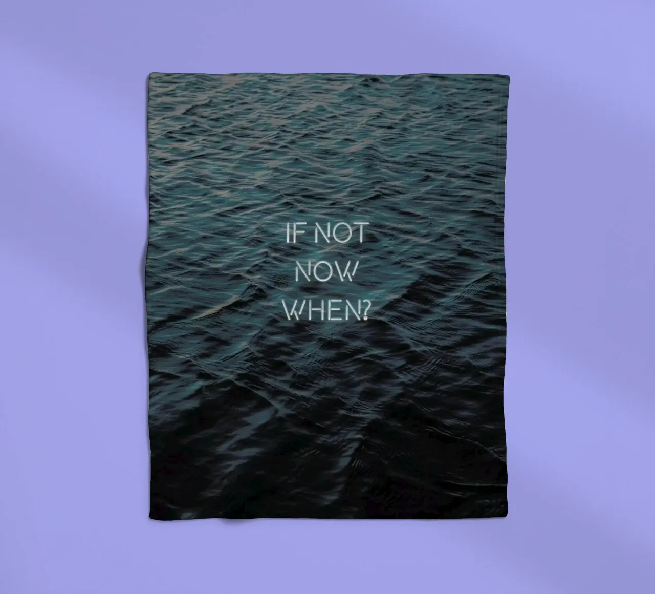 If not now coperta in pile da Oh Darling