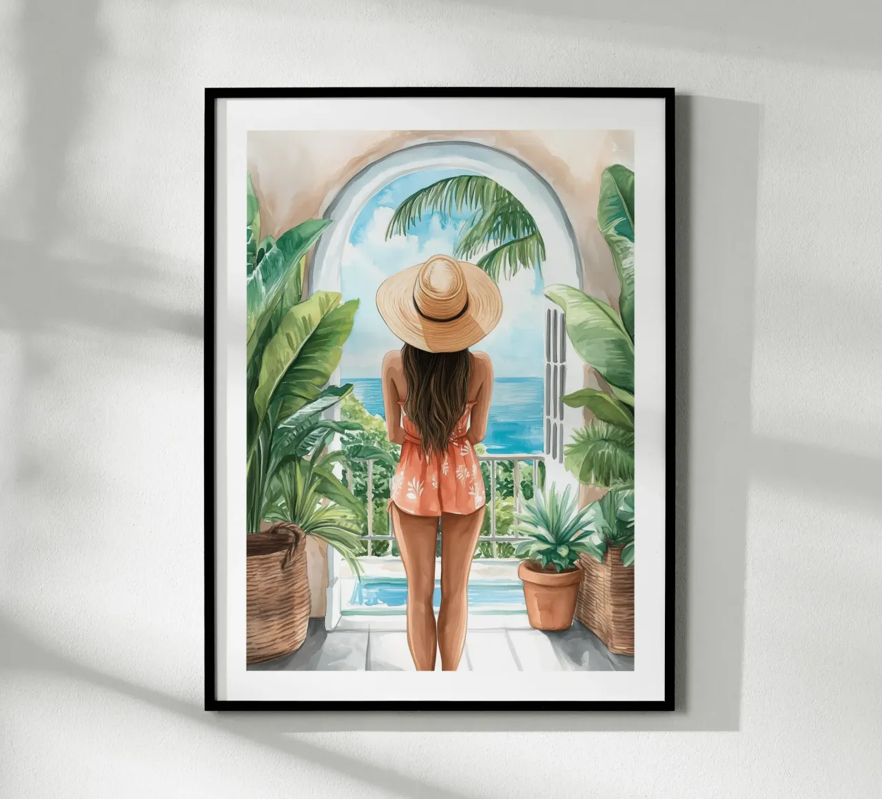 Vue tropicale hahnemühle de Shores & Skies