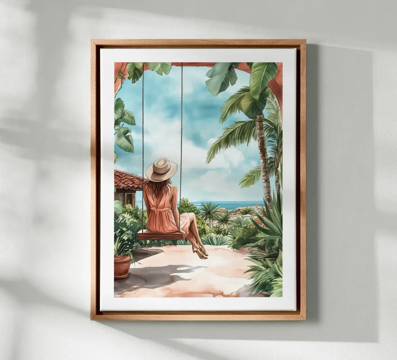 A relaxing moment in front of the horizon canvas by Shores & Skies