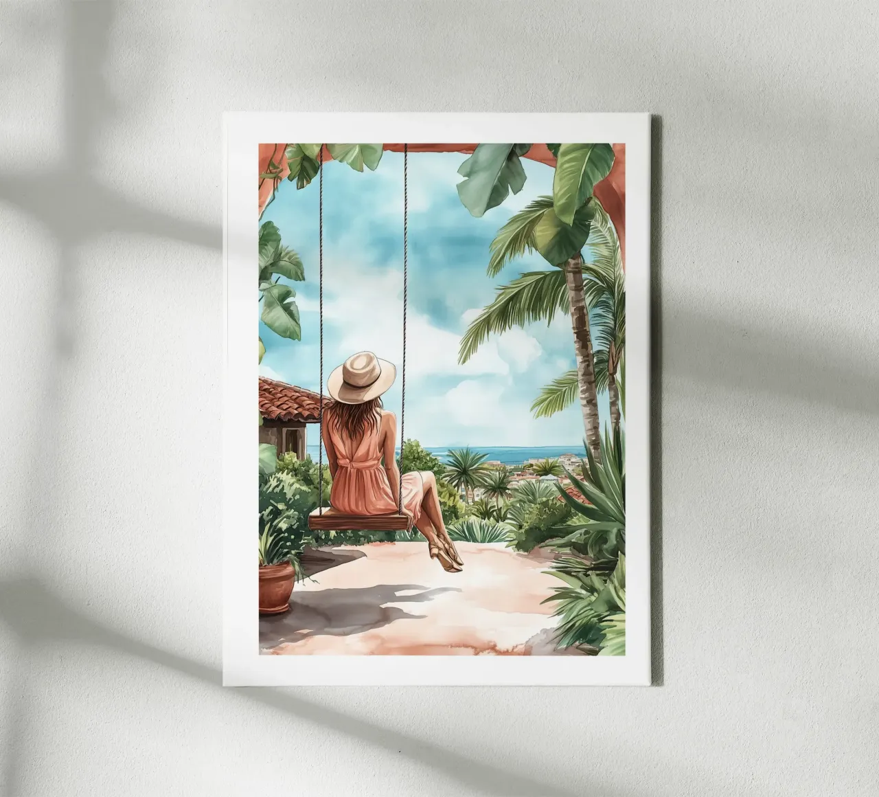 A relaxing moment in front of the horizon canvas by Shores & Skies