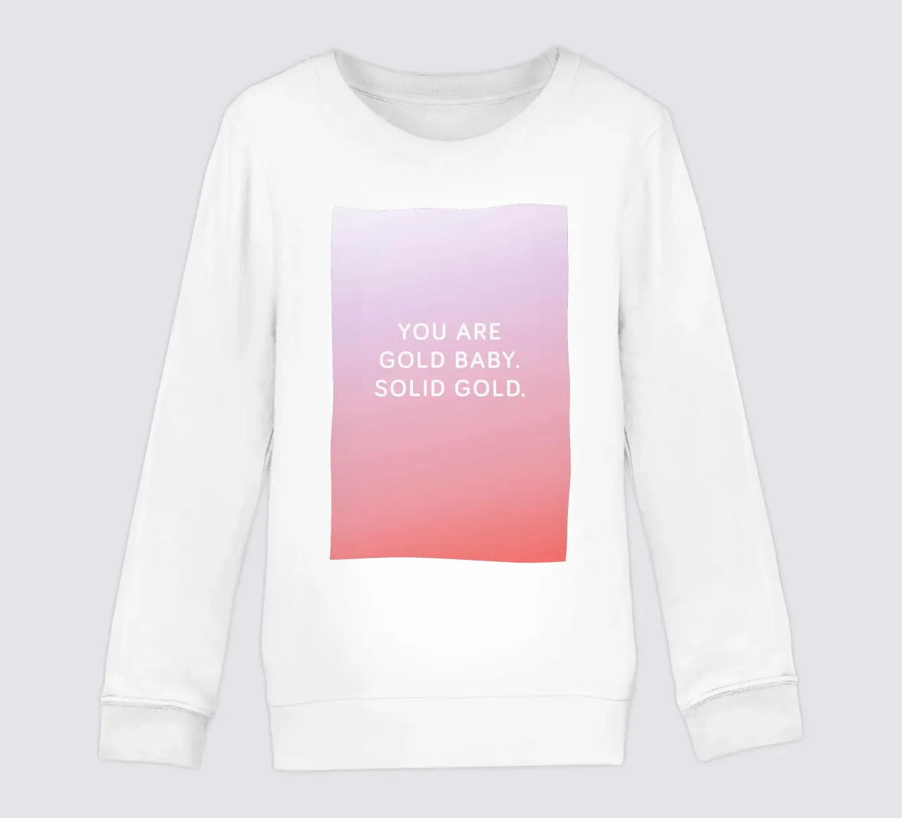You Are Gold Baby kinder sweatshirt van Oh Darling
