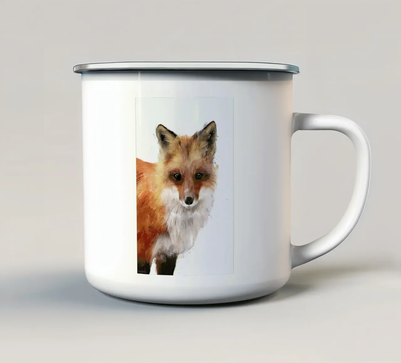 Encounter taza de esmalte de Amy Hamilton
