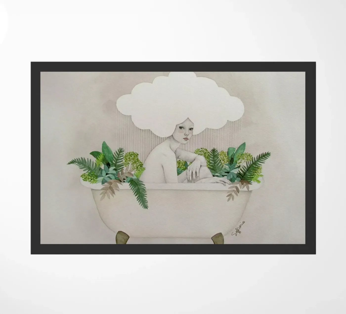 Hydra doormat by Sofia Bonati