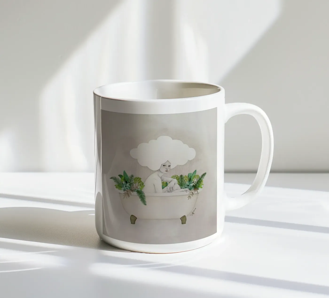 Hydra ceramic mug by Sofia Bonati