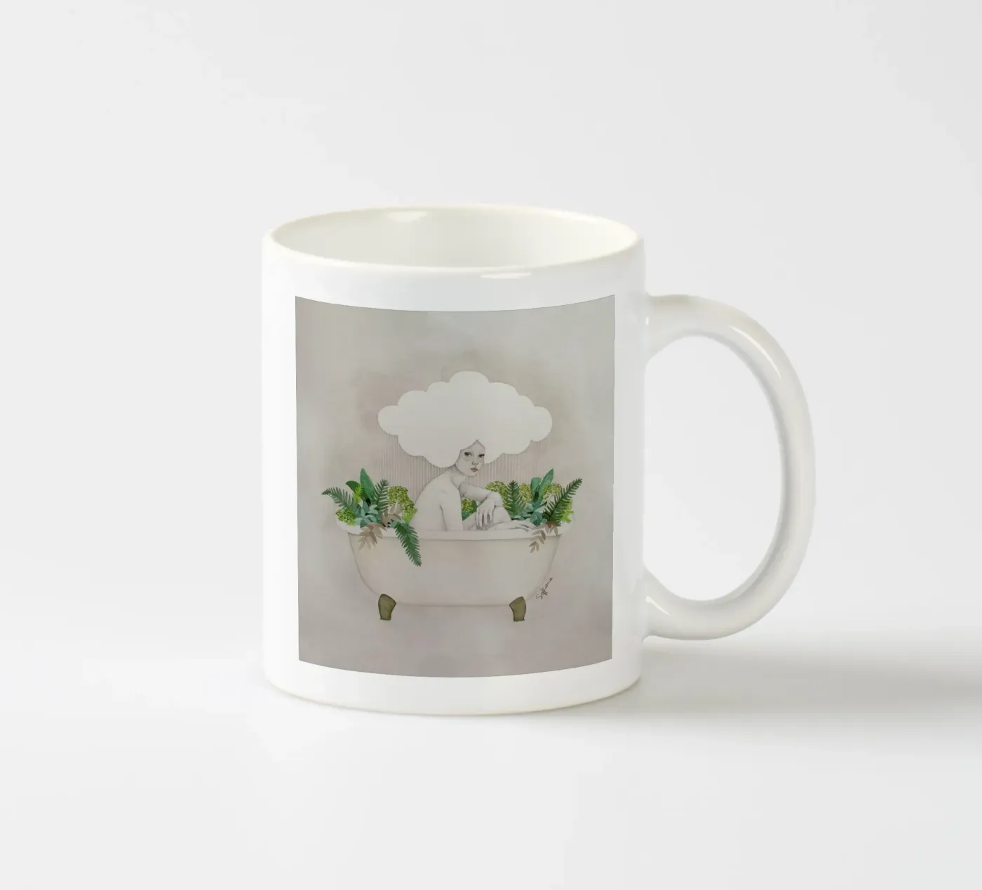 Hydra ceramic mug by Sofia Bonati
