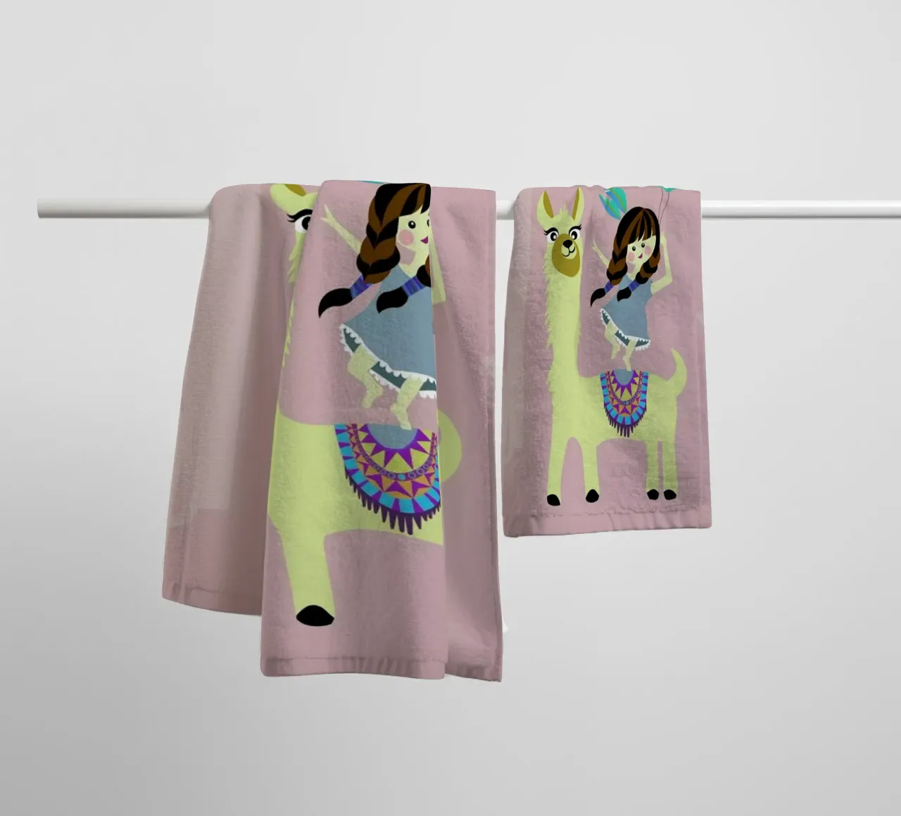Alpaka 3 towel by Sabrina Ziegenhorn