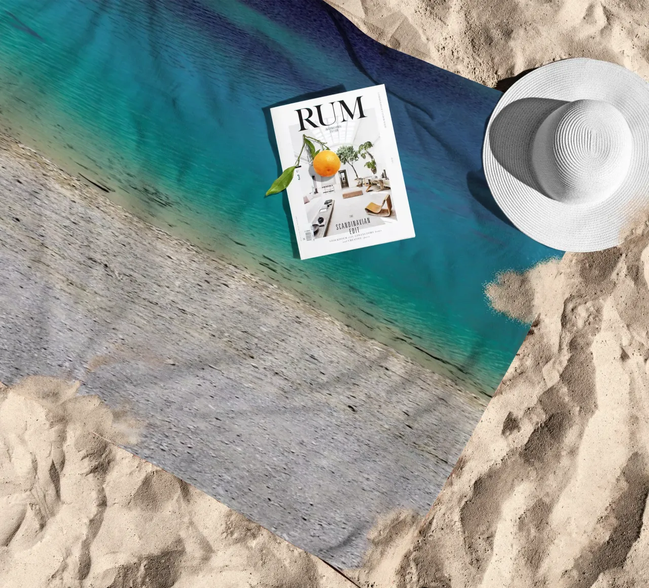 Glasklar beach towel by Jan Luzar