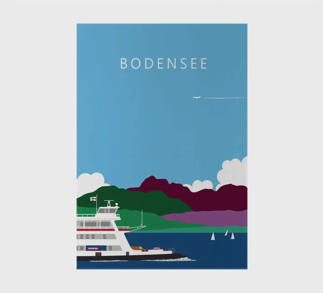 Bodensee, Fähre Konstanz - Meersburg diario da Taimanta