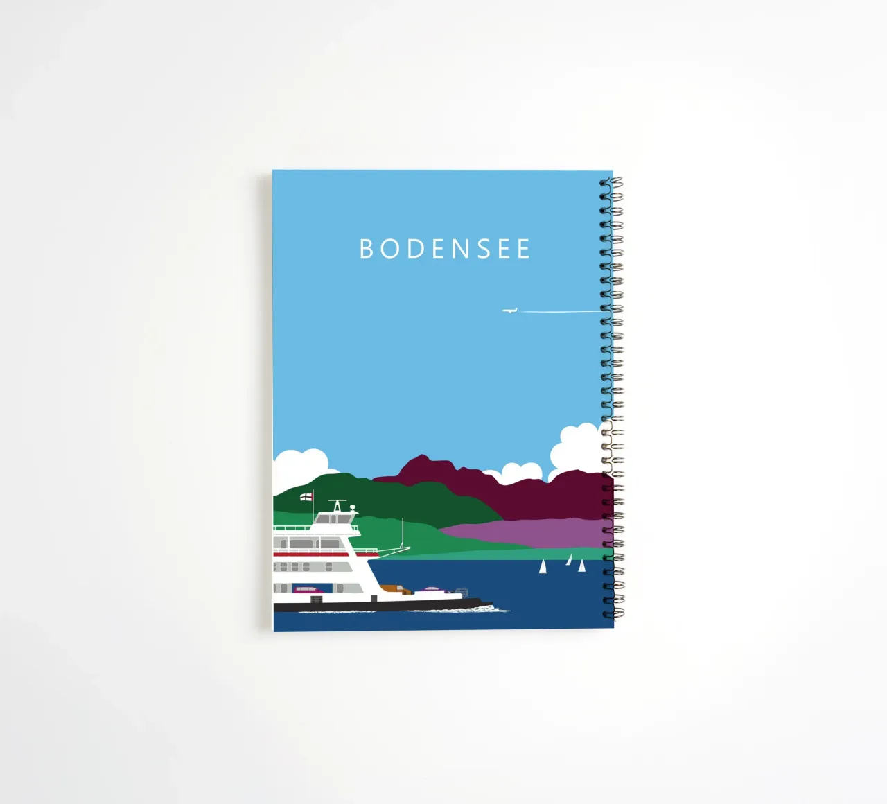 Bodensee, Fähre Konstanz - Meersburg diario ad anelli da Taimanta