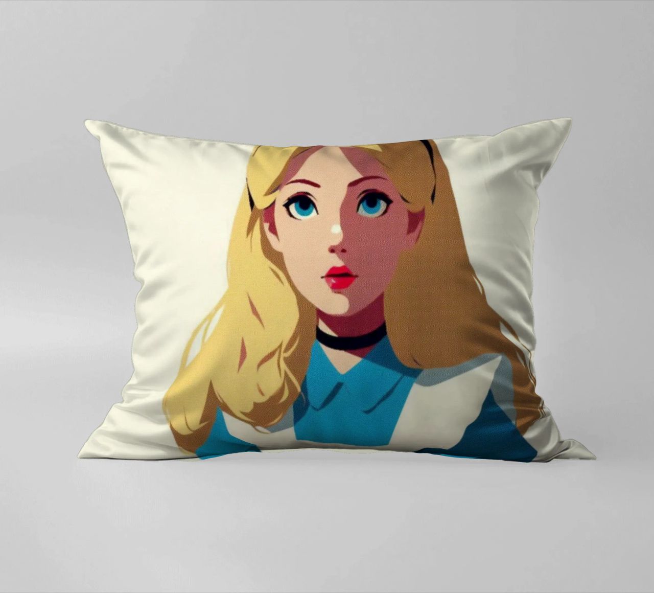 Alice - Stampa poster d'epoca cuscino da posterprints-by-nomad