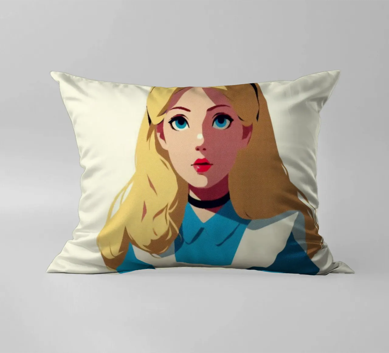 Alice - Stampa poster d'epoca cuscino da posterprints-by-nomad