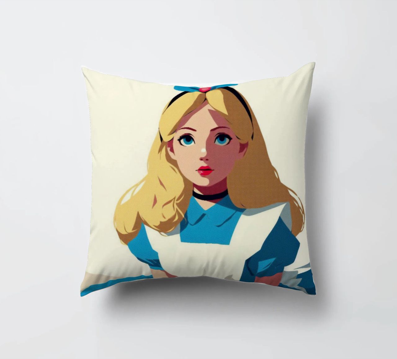 Alice - Stampa poster d'epoca cuscino da posterprints-by-nomad