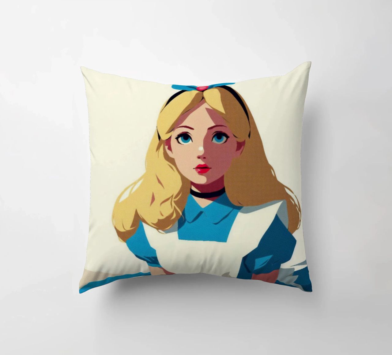 Alice - Stampa poster d'epoca cuscino da posterprints-by-nomad
