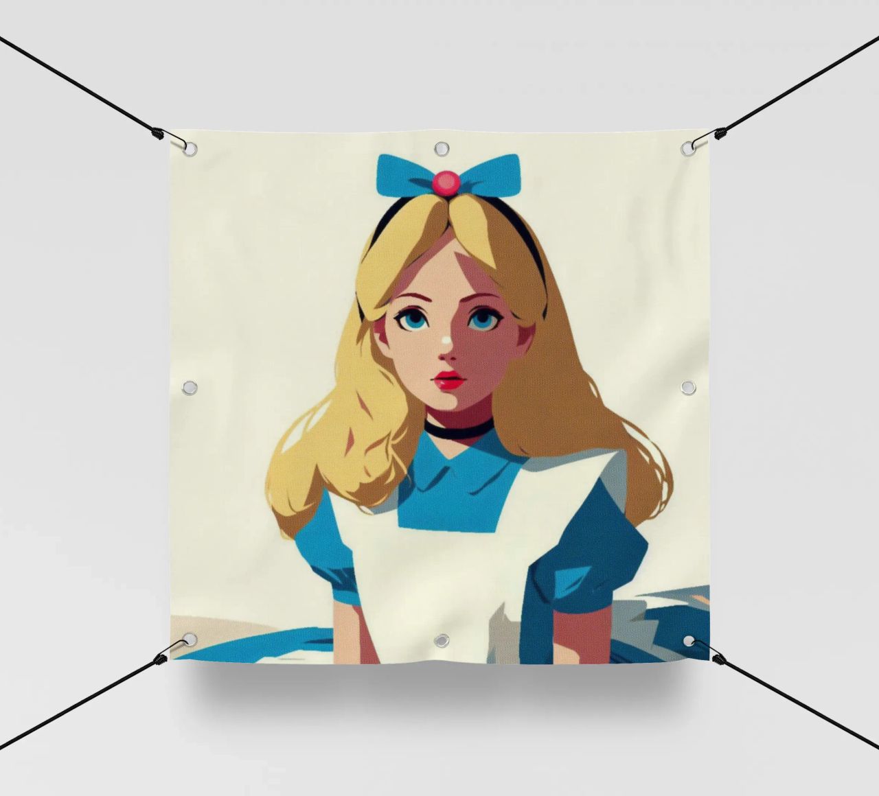 Alice - Stampa poster d'epoca telo in pvc da posterprints-by-nomad