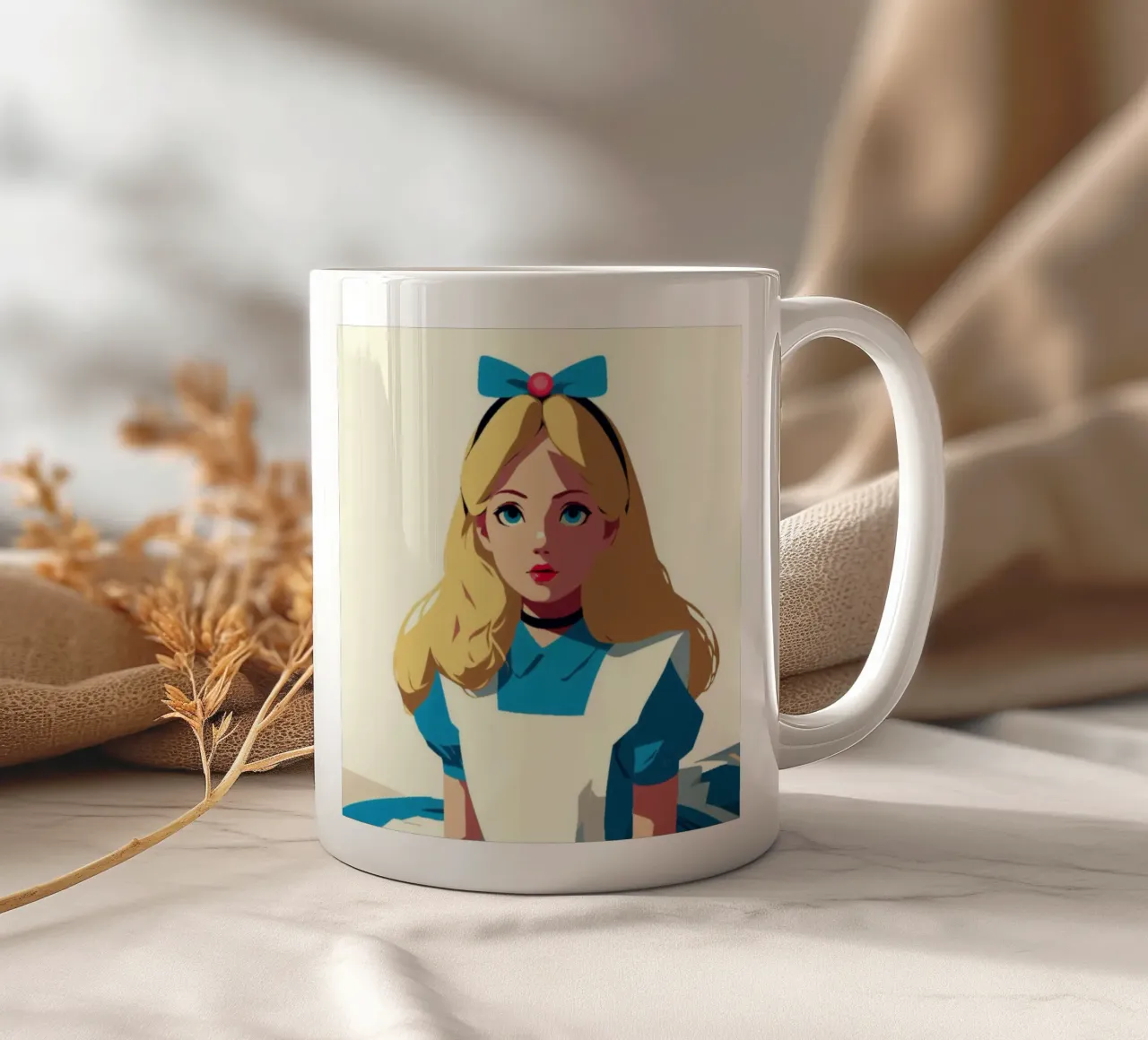 Alice - Stampa poster d'epoca tazza in ceramica da posterprints-by-nomad